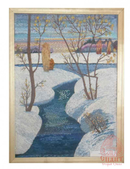 "Весна". Вышивка.